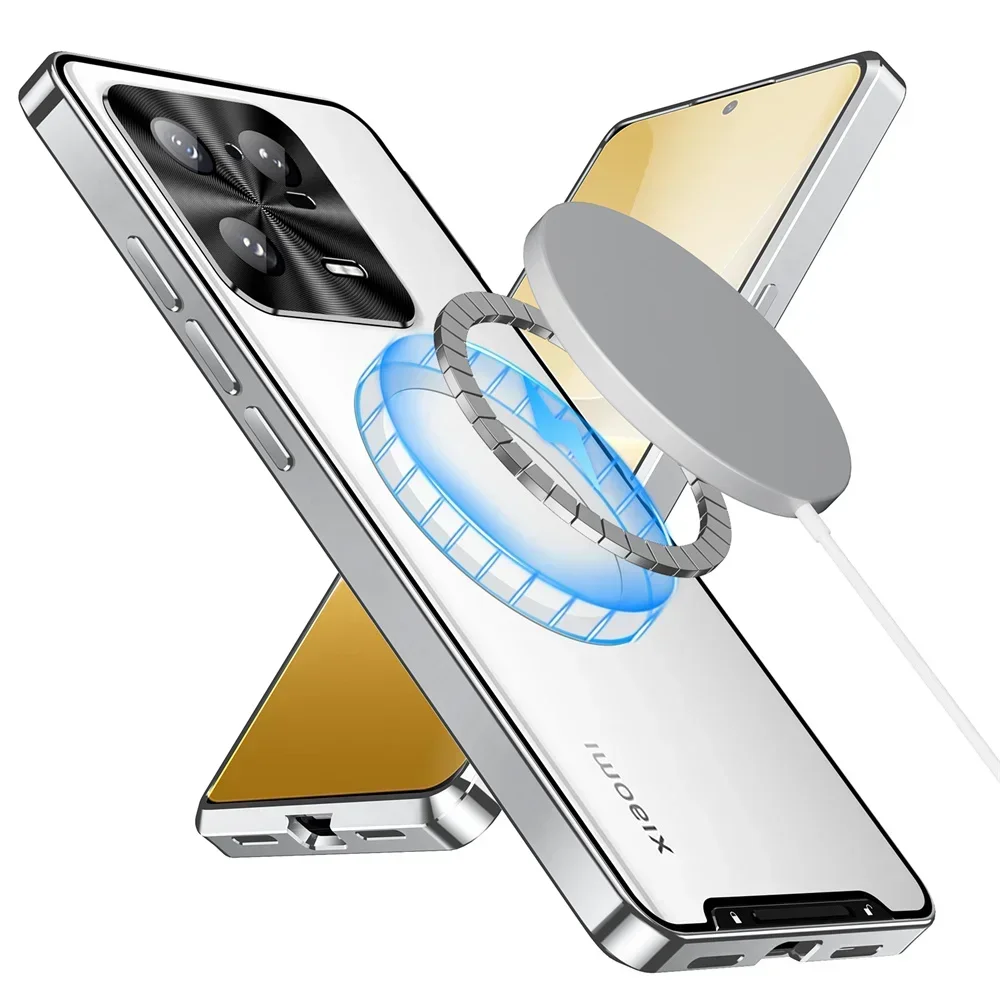 Металлический армированный чехол Magsafe для Xiaomi Mi 13, 13T, 14 Pro, чехол с алюминиевой рамкой и матовой задней крышкой из поликарбоната для Xiaomi Mi 14, 13, 13T Pro, чехол
Металлический армированный чехол Magsafe для Xiaomi Mi 13, 13T, 14 Pro, чехол с алюминиевой рамкой и матовой задней крышкой из поликарбоната для Xiaomi Mi 14, 13, 13T Pro, чехол