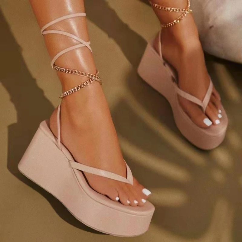 2023 New Women Sandals Clip-toe High Heels Platform Wedges Ladies Shoes Ankle Strap Summer Party Female Sandals High Heels Shoes
2023 New Women Sandals Clip-toe High Heels Platform Wedges Ladies Shoes Ankle Strap Summer Party Female Sandals High Heels Shoes