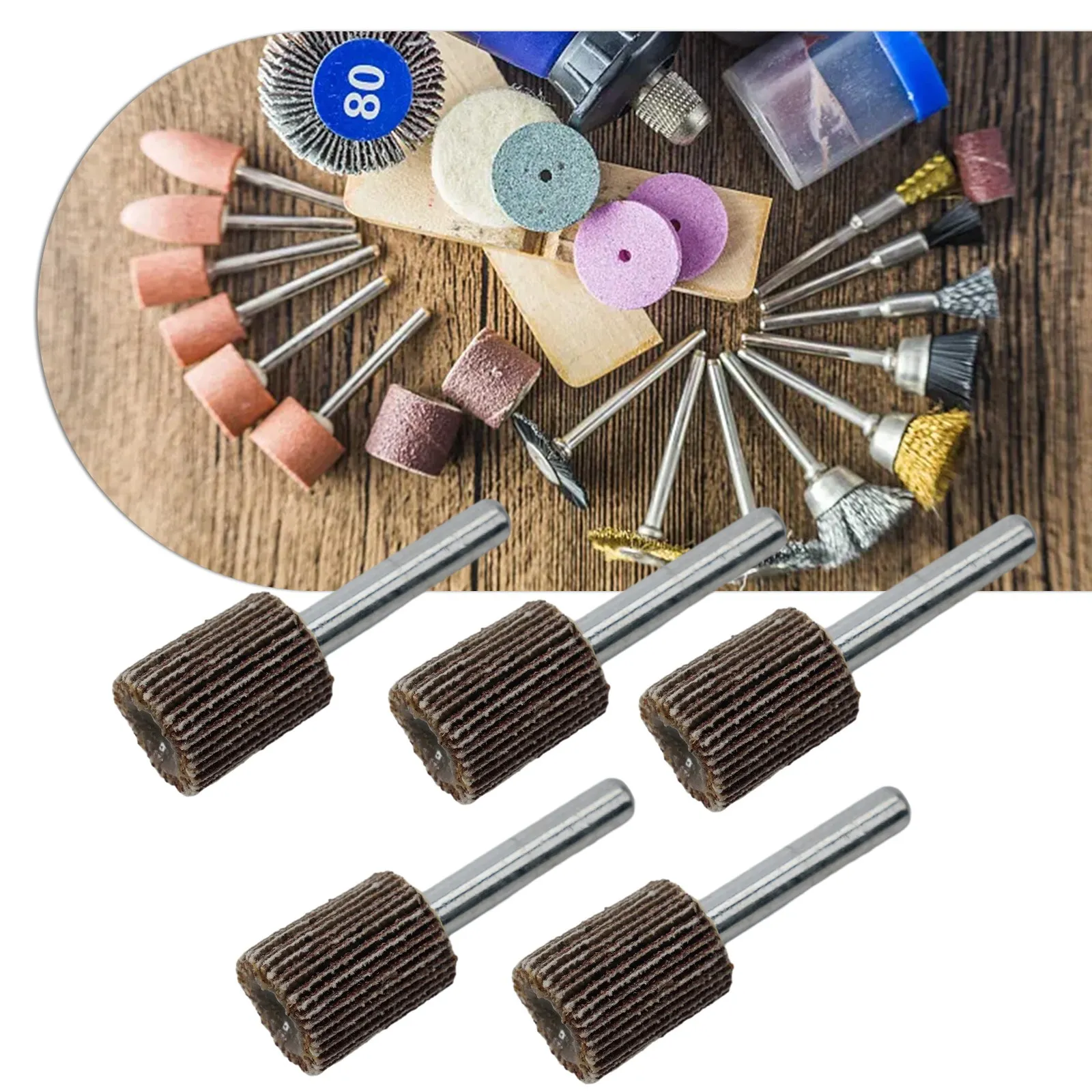 Low Noise Flap Wheel Disc 5pcs 80# Grit Emery Cloth High Flexibility 30mm 40mm Can Be Installed In The Electric Drill
Low Noise Flap Wheel Disc 5pcs 80# Grit Emery Cloth High Flexibility 30mm 40mm Can Be Installed In The Electric Drill