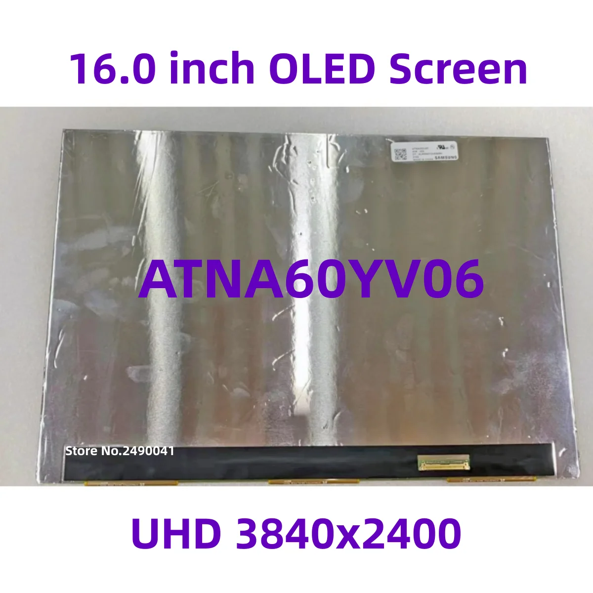 ATNA60YV06 ATNA60YV06-0 16,0 дюймов OLED экран IPS панель AM-OLED дисплей 4K UHD 3840x2400
ATNA60YV06 ATNA60YV06-0 16,0 дюймов OLED экран IPS панель AM-OLED дисплей 4K UHD 3840x2400