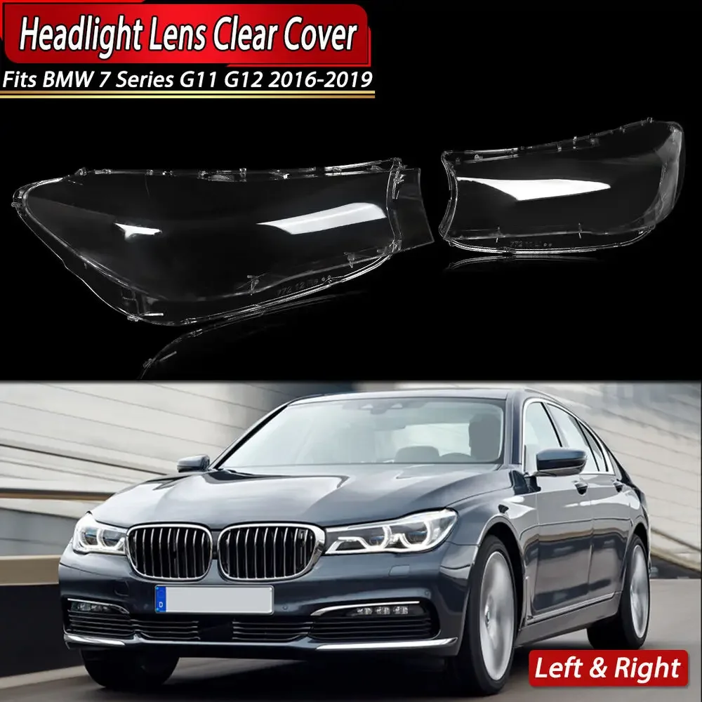 Left+Right Headlight Lens Plastic Cover Shell For BMW 7 Series G11 G12 2016-2019
Left+Right Headlight Lens Plastic Cover Shell For BMW 7 Series G11 G12 2016-2019