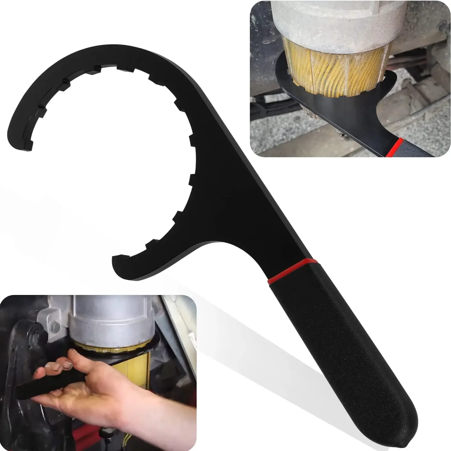 Diesel Fuel Filter Wrench for Paccar Oil Filter Removal Tool Filter Separator for Kenworth Peterbilt Cummins Diesel Engine 61060
Diesel Fuel Filter Wrench for Paccar Oil Filter Removal Tool Filter Separator for Kenworth Peterbilt Cummins Diesel Engine 61060