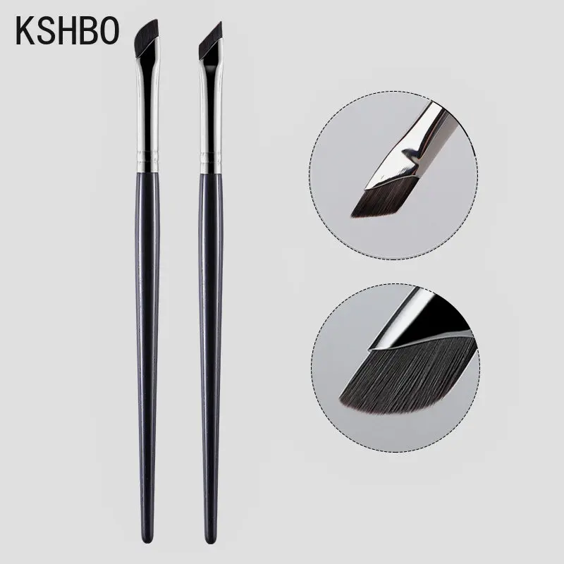 

Sickle Eyeliner Brush Angled Eyebrow Brush Super Fine Detail Makeup Brushes Upgrade Blade Brush Under Eye Lying Silkworm Brush