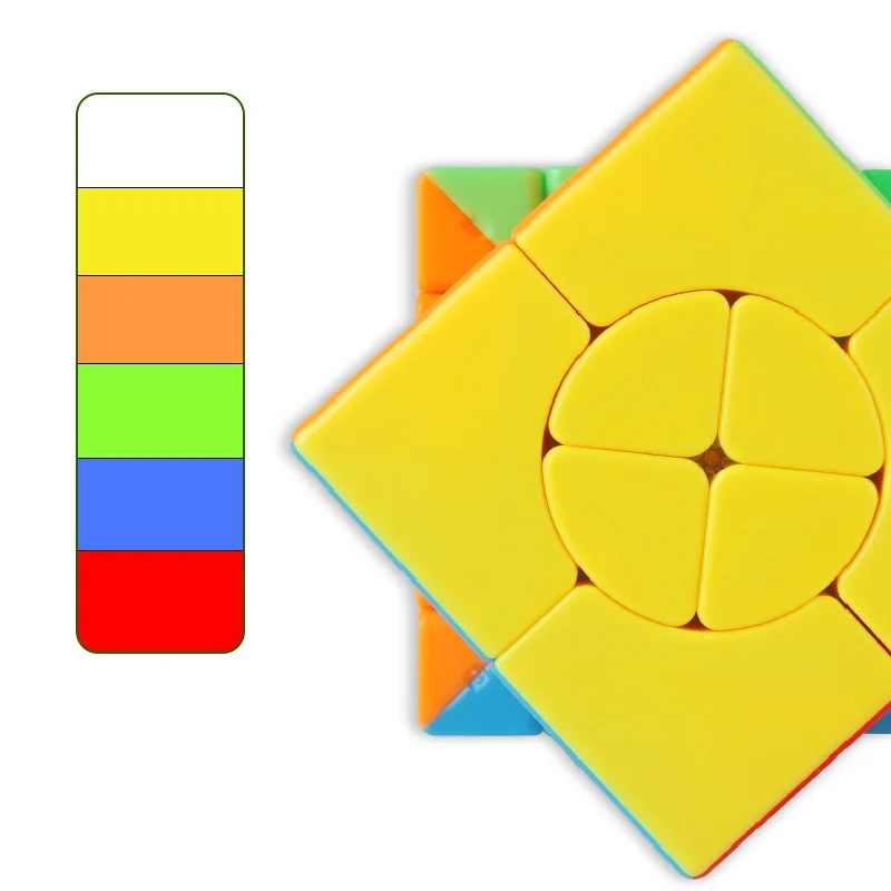 

Sengso Crazy Cube Circular 2X2 Magic Speed Cubo 2X2X2 Special Ver. Professional 2*2 Stickerless Magico Cubo Fidget Puzzle Toys