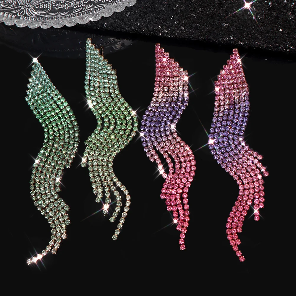 Flatfoosie 2022 Fashion Crystal Long Tassel Drop Earrings for Women Luxury Full Rhinestone Dangle Earrings Wedding Jewelry Gifts
Flatfoosie 2022 Fashion Crystal Long Tassel Drop Earrings for Women Luxury Full Rhinestone Dangle Earrings Wedding Jewelry Gifts