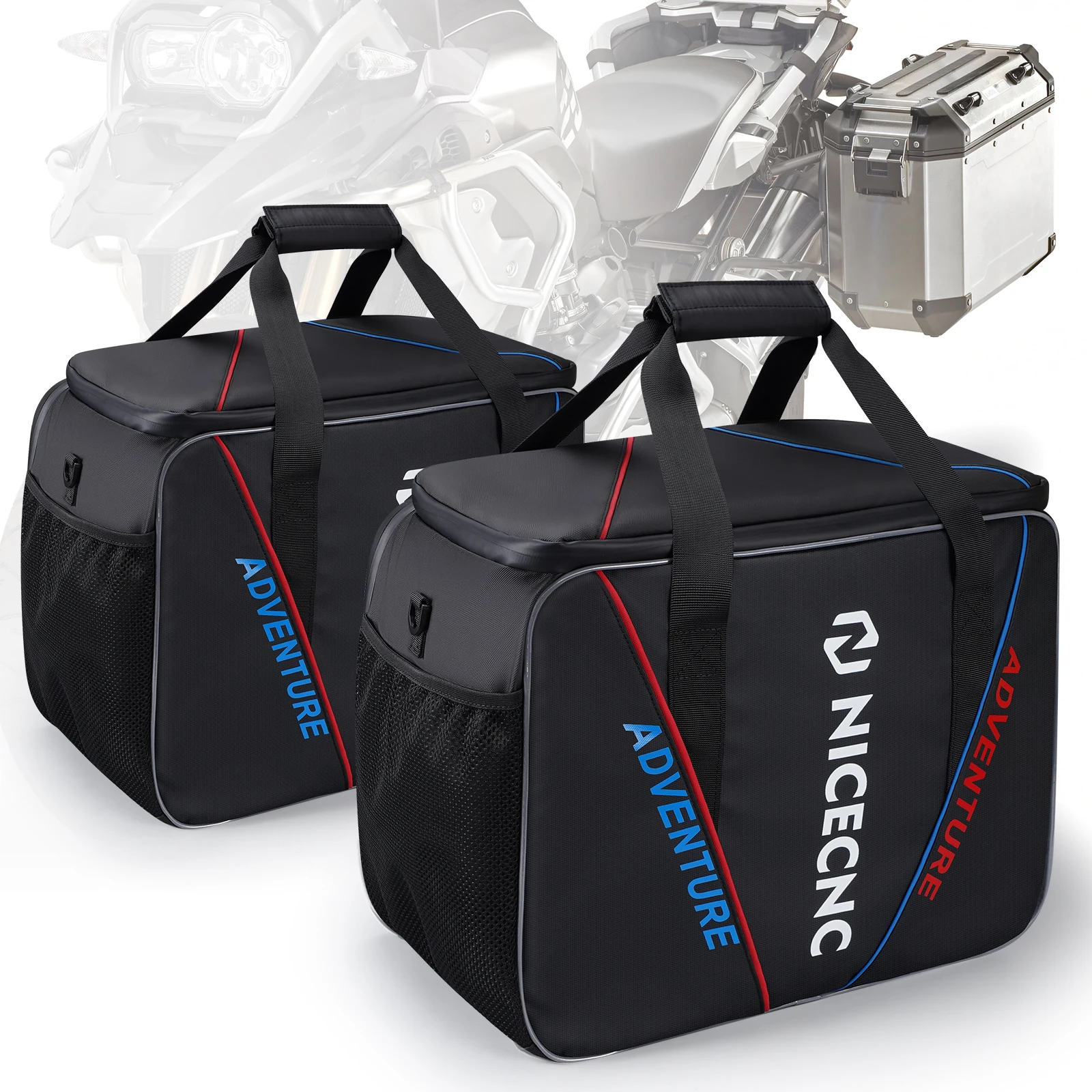 

Багажная сумка NICECNC для мотоцикла, внутренняя Боковая Сумка, водонепроницаемая багажная подкладка для мотоцикла, сумка для BMW R1200GS R1250GS LC ADV 2004-2022