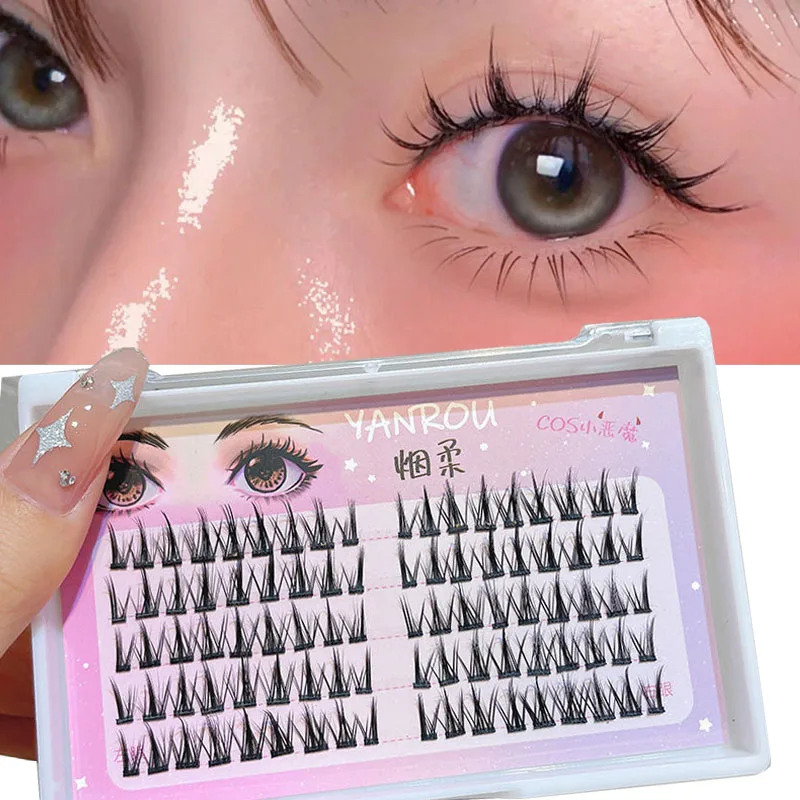 New Segmented Type Little Devil Cos False Eyelashes Natural Simulation Grafting Single Cluster Eyelashes Makeup Beauty Tools
New Segmented Type Little Devil Cos False Eyelashes Natural Simulation Grafting Single Cluster Eyelashes Makeup Beauty Tools
