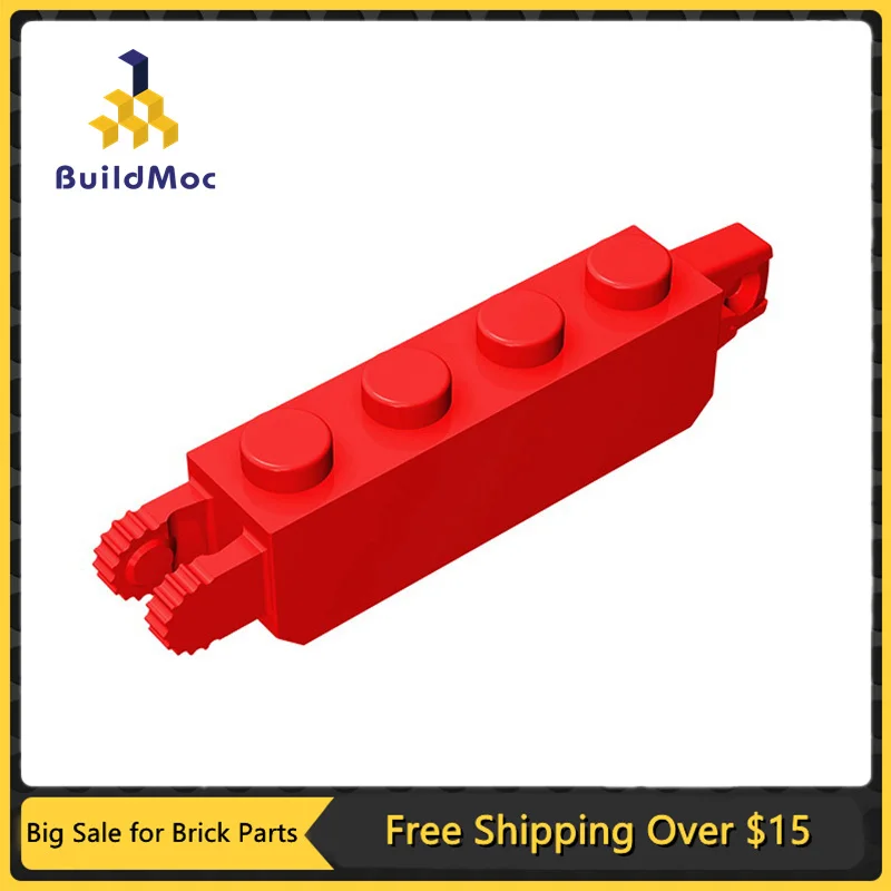 

10Pcs MOC Parts 30387 Hinge Brick 1 x 4 Locking Compatible Bricks DIY Assmble Building Blocks Particle Kid Puzzle Brain Toy Gift