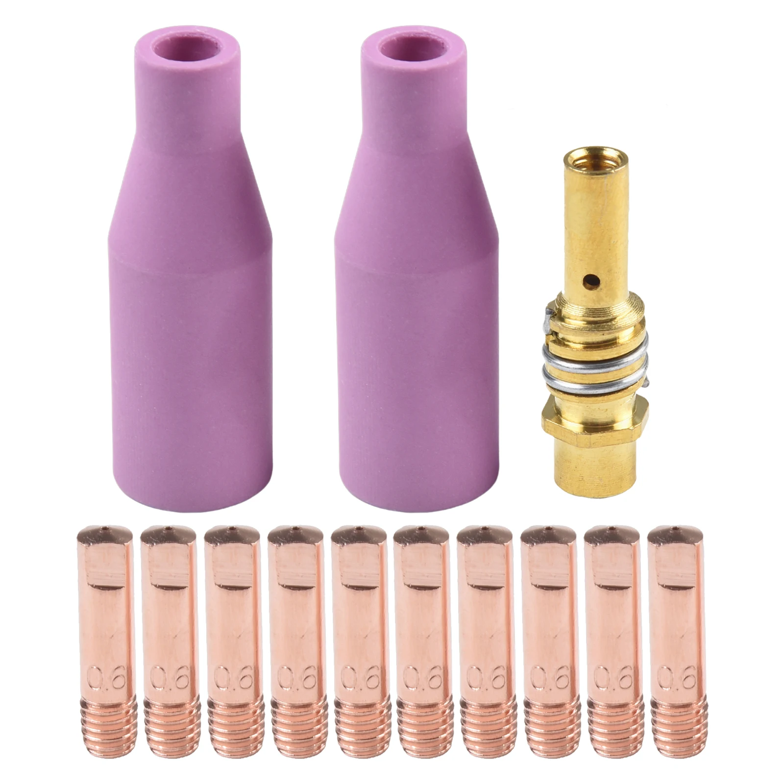 Durable For 15AK Welding Torch with Argon Gas Ceramic Nozzle Holder Copper Electrode Clip Welding Torch Accessories 13pcs/Set
Durable For 15AK Welding Torch with Argon Gas Ceramic Nozzle Holder Copper Electrode Clip Welding Torch Accessories 13pcs/Set