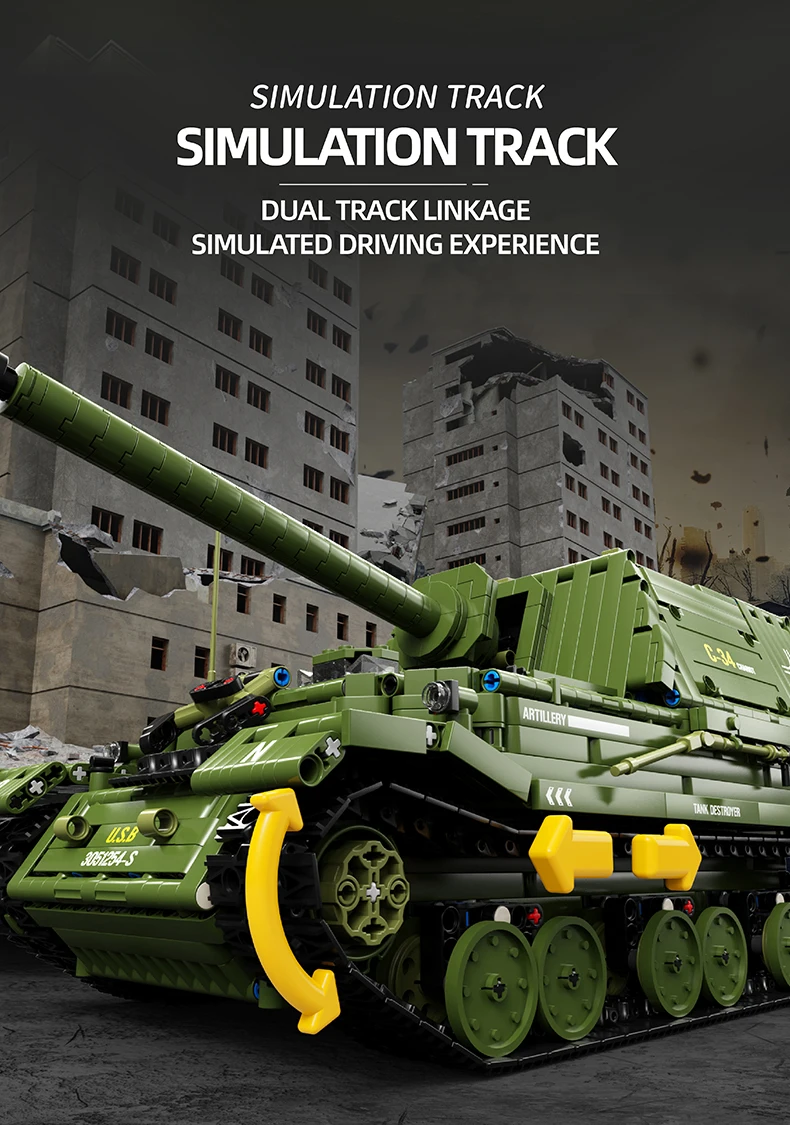 2436PCS Ferdinand Tank Building Blocks WW2 Classic Heavy Elephant Tank Model Bricks Collection Display Kid DIY Toy Birthday Gift 2436PCS Ferdinand Tank Building Blocks WW2 Classic Heavy Elephant Tank Model Bricks Collection Display Kid DIY Toy Birthday Gift