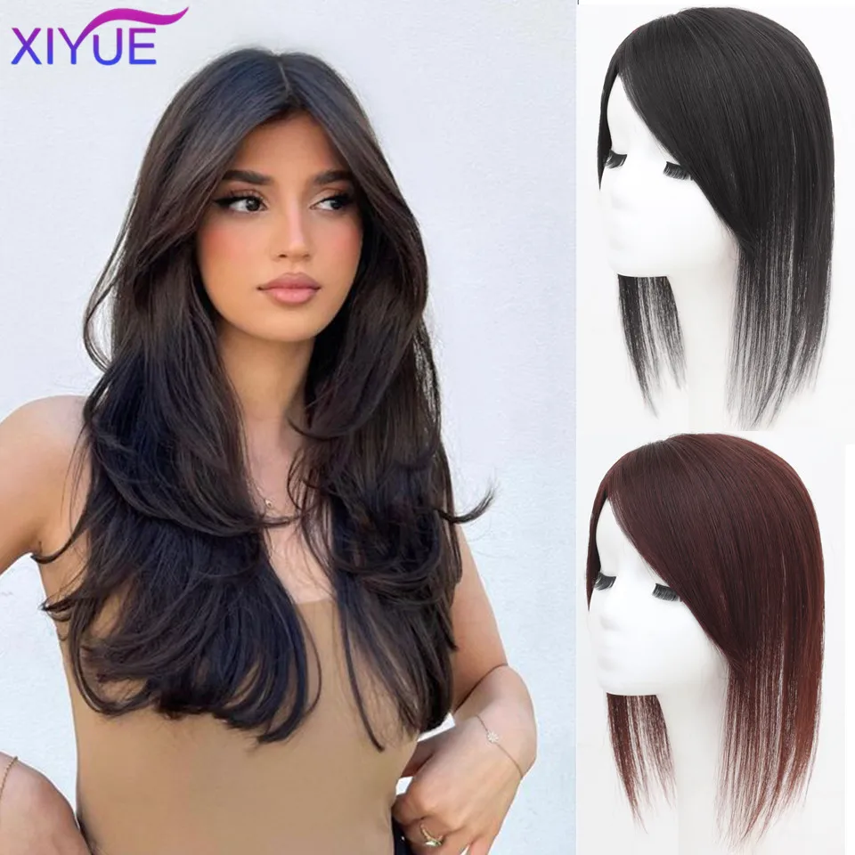 XIYUE Wig head and top patch for women with white hair and slanted bangs fluffy and naturally seamless patch
XIYUE Wig head and top patch for women with white hair and slanted bangs fluffy and naturally seamless patch