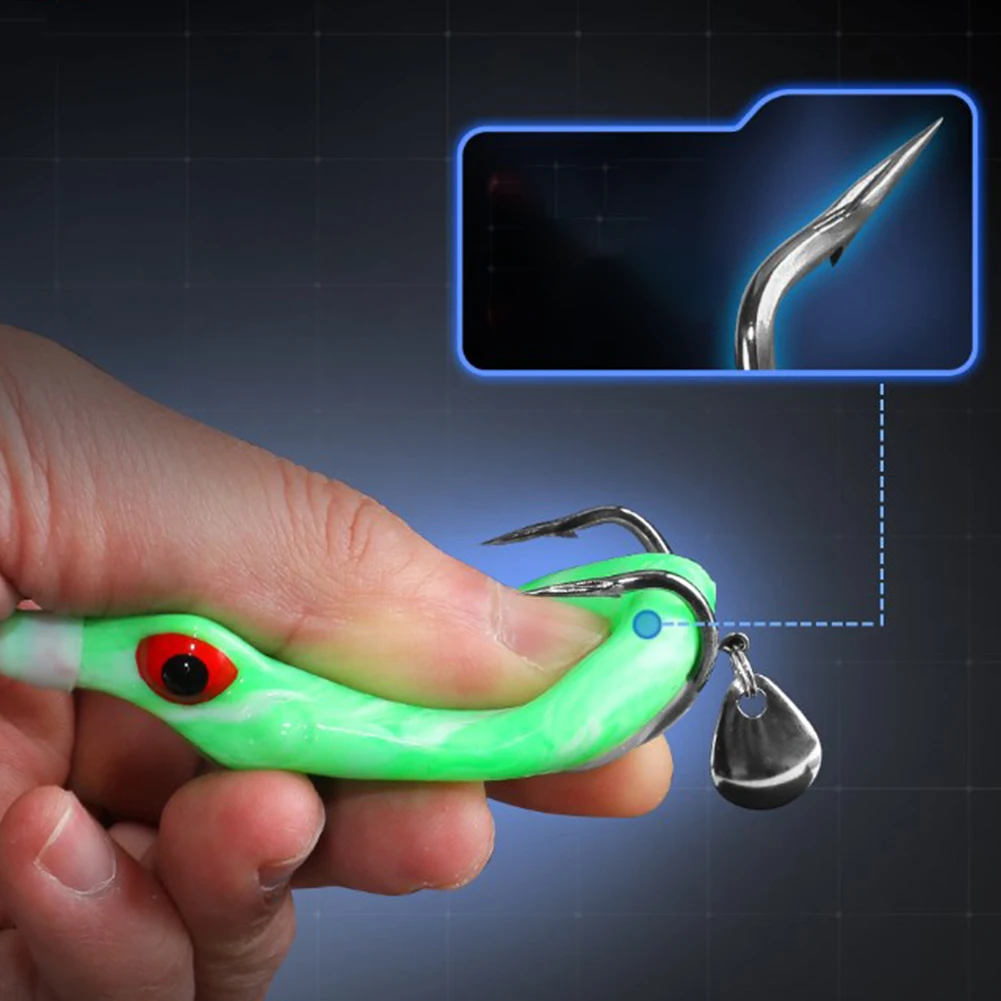 Artificial Baits Fishing Bait Double Propeller Frog Soft Baits Lure Lightweight Topwater Ray Frog Wear-resistant
Artificial Baits Fishing Bait Double Propeller Frog Soft Baits Lure Lightweight Topwater Ray Frog Wear-resistant