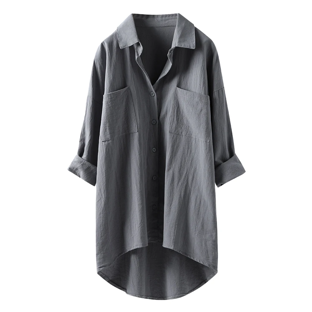 Comfortable and Trendy Long Sleeve Women's Plus Size T Shirt Dress in Cotton Linen Oversized Baggy Blouse Tops
Comfortable and Trendy Long Sleeve Women's Plus Size T Shirt Dress in Cotton Linen Oversized Baggy Blouse Tops