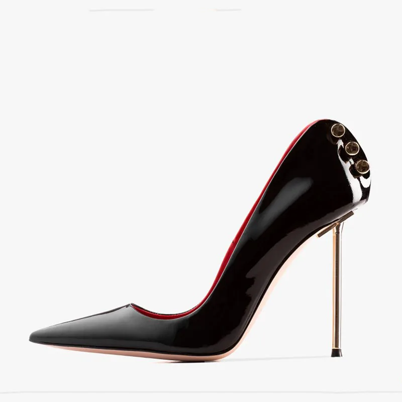 Arden Furtado 2023 Spring Women's shoes Patent Leather Pointed toe Asaguchi Metal buck stiletto heels Sexy pumps
Arden Furtado 2023 Spring Women's shoes Patent Leather Pointed toe Asaguchi Metal buck stiletto heels Sexy pumps