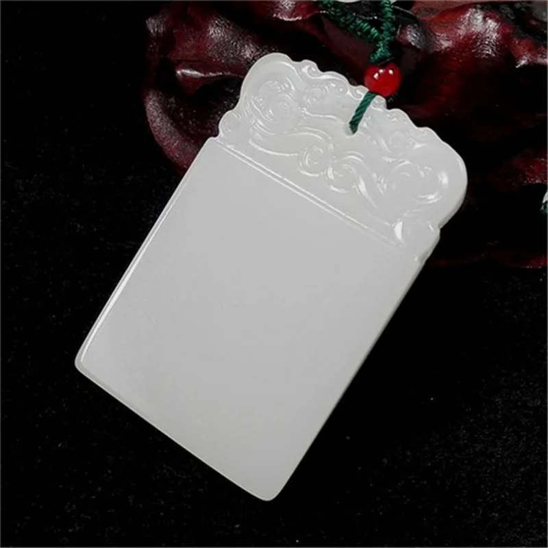 

Afghan White Jade Brand Men's and Women's Couples Jade Pendant Pendant Factory Price Wholesale