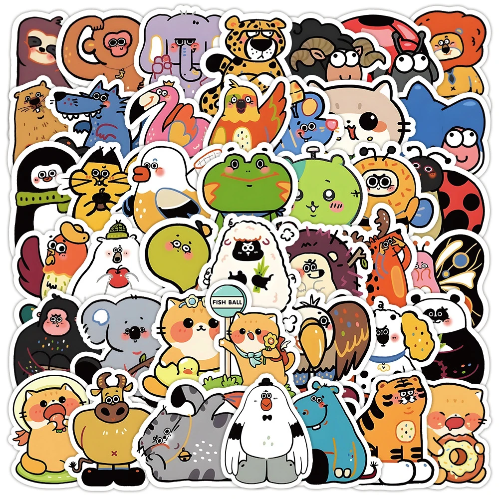 10/30/50PCS Cute Animals Cartoon Sticker Kids Decals Toy DIY Laptop Guitar Phone Bike Waterproof Kawaii Sticker Gifts Wholesale
10/30/50PCS Cute Animals Cartoon Sticker Kids Decals Toy DIY Laptop Guitar Phone Bike Waterproof Kawaii Sticker Gifts Wholesale