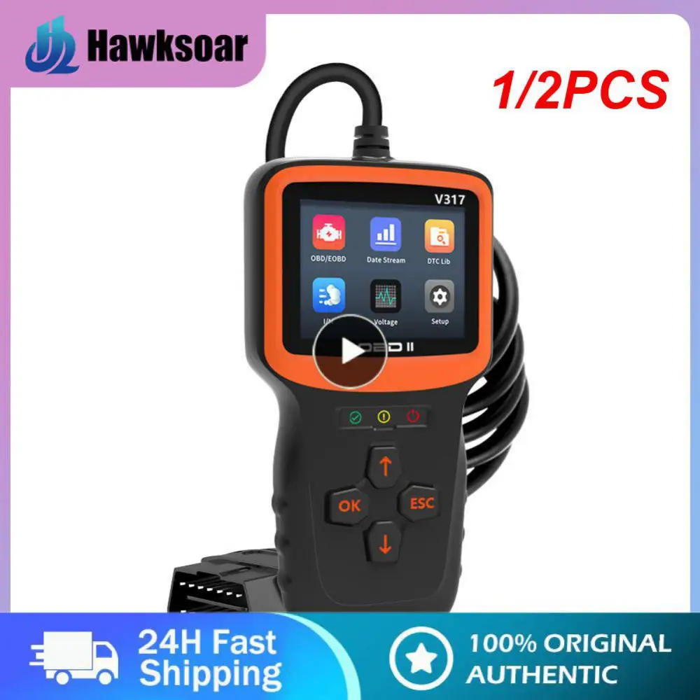 1/2PCS 2 Real-time Oxygen Sensor Test Automobile Fault Detector OBD II EOBD Code Reader V317 Car Diagnostic Tool
1/2PCS 2 Real-time Oxygen Sensor Test Automobile Fault Detector OBD II EOBD Code Reader V317 Car Diagnostic Tool