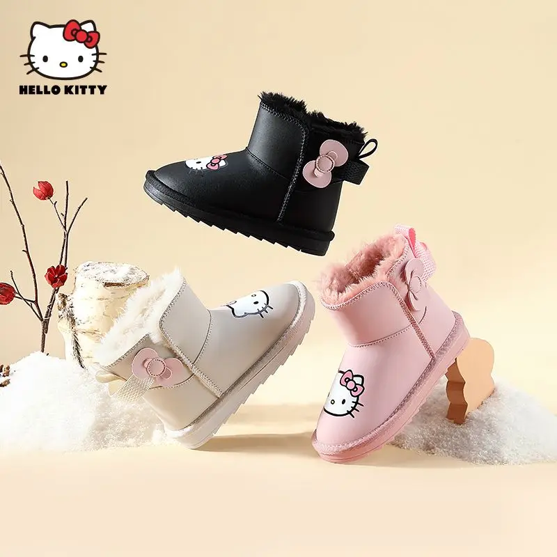 Original Hello Kitty Plush Boots Anime Cartoon Sanrio Winter Shoes High Top Anti-Freezing Snow Boots Student Warm Cotton Shoes
Original Hello Kitty Plush Boots Anime Cartoon Sanrio Winter Shoes High Top Anti-Freezing Snow Boots Student Warm Cotton Shoes