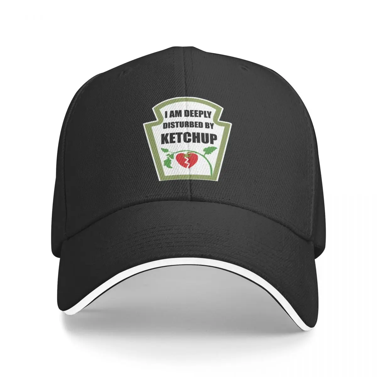 

I am deeply disturbed by ketchup Baseball Cap Christmas Hat Luxury Brand Women's Hats For The Sun Men's