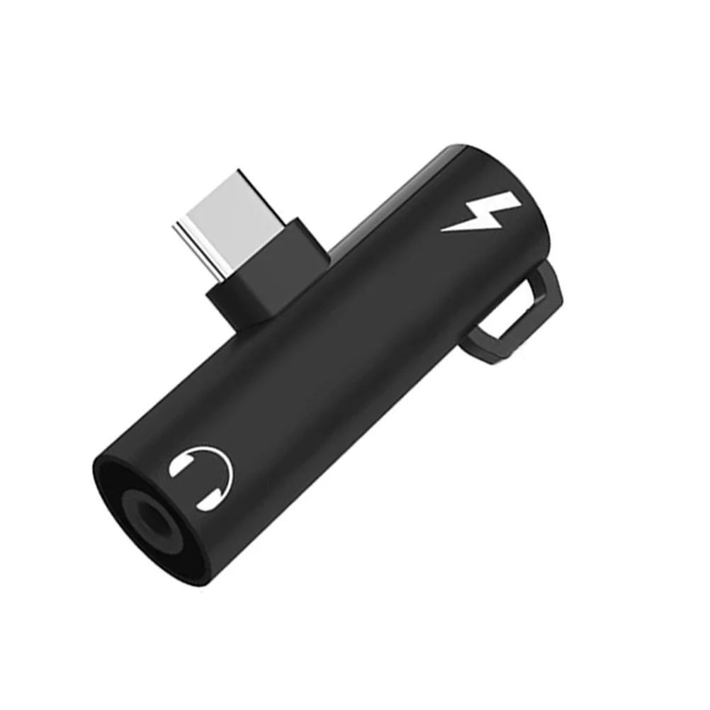 Type C Earphone Adapter 2 in 1 Type-C to 35mm Audio Charge Cable Earphone Converter Black
Type C Earphone Adapter 2 in 1 Type-C to 35mm Audio Charge Cable Earphone Converter Black