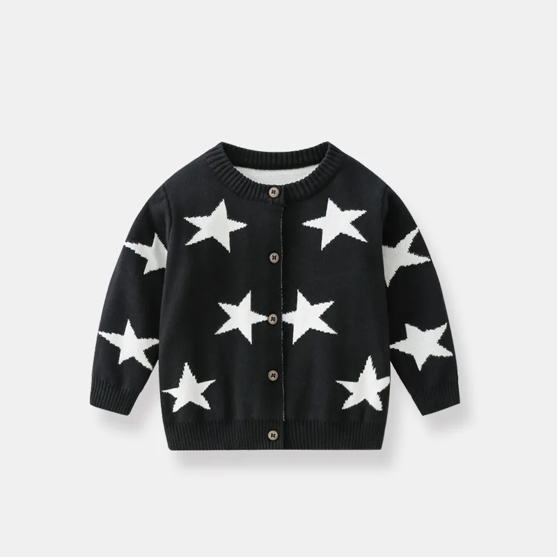 Autumn Newborn Baby Knitted Cardigan Stars Children's Casual Long Sleeved Top Boys Girls Sweater Out Wear Winter Clothing
Autumn Newborn Baby Knitted Cardigan Stars Children's Casual Long Sleeved Top Boys Girls Sweater Out Wear Winter Clothing