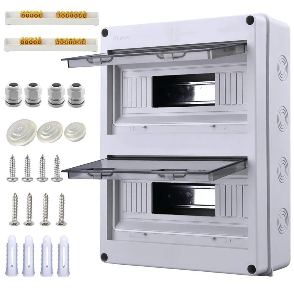 Residential Buildings Fuse Box IP Modules Distribution Box High Quality ABS Modules Row Waterproof Clamps Villas
Residential Buildings Fuse Box IP Modules Distribution Box High Quality ABS Modules Row Waterproof Clamps Villas