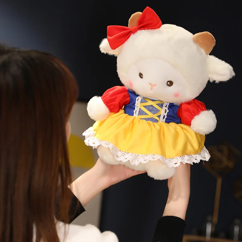1pc 23/33cm Cute Maiden Lamb Peluche Toys Kawaii Alpaca Wears Lace Floral Dress Pillow Stuffed Soft Sheep Girls Valentine's Gift
1pc 23/33cm Cute Maiden Lamb Peluche Toys Kawaii Alpaca Wears Lace Floral Dress Pillow Stuffed Soft Sheep Girls Valentine's Gift