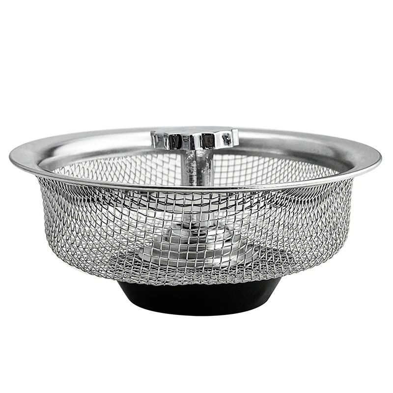 

Kitchen Sink Filter Stainless Steel Mesh Sink Strainer Filter Bathroom Sink Drainer Drain Hole Filter Trap Waste Screen