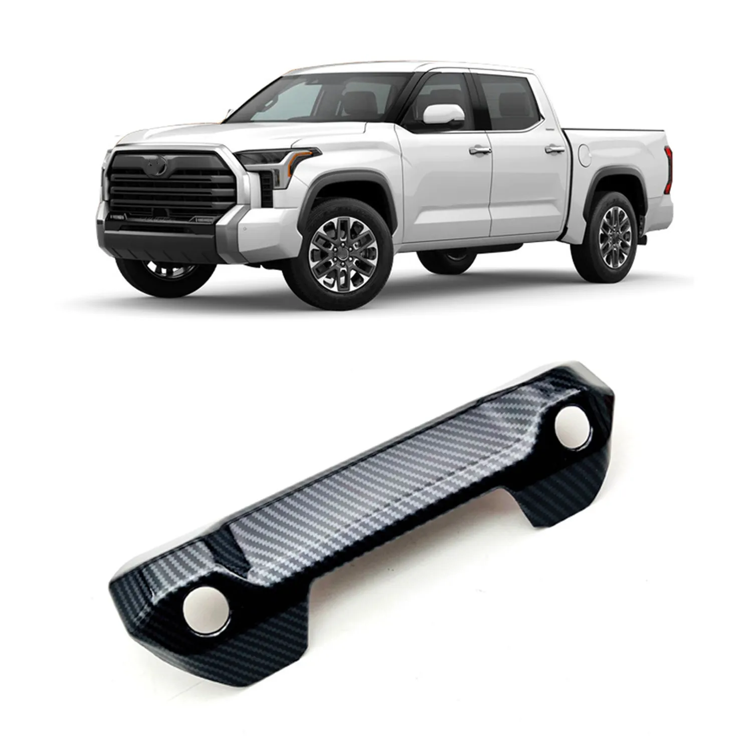 for Toyota Tundra 2022 2023 Carbon Fiber Grain Tailgate Rear Trunk Handles Car Accessories
for Toyota Tundra 2022 2023 Carbon Fiber Grain Tailgate Rear Trunk Handles Car Accessories