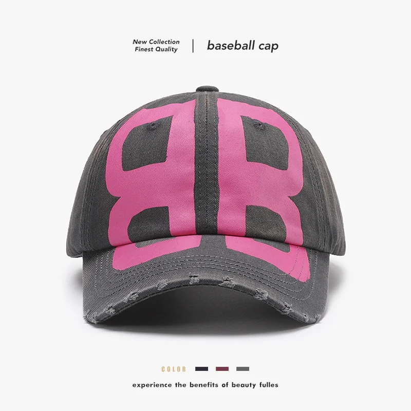 Summer printed letters washed soft top personality hip hop Baseball cap versatile breathable street men's cap
Summer printed letters washed soft top personality hip hop Baseball cap versatile breathable street men's cap