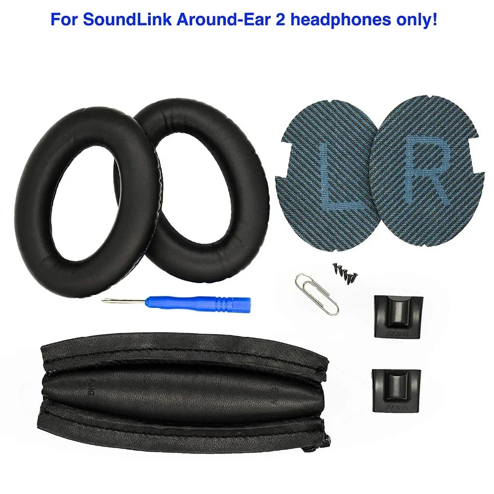 For Bose SoundLink Around-Ear 2 Headphones Replacement Ear Pads And Headband Cushion Pad
For Bose SoundLink Around-Ear 2 Headphones Replacement Ear Pads And Headband Cushion Pad