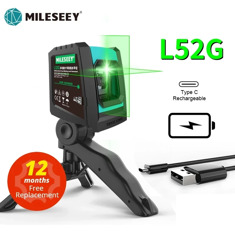 MiLESEEY 2 линии лазерный уровень L52R L62 360 лазерный уровень L6 нивелир лазер с батареей и штативом
MiLESEEY 2 линии лазерный уровень L52R L62 360 лазерный уровень L6 нивелир лазер с батареей и штативом