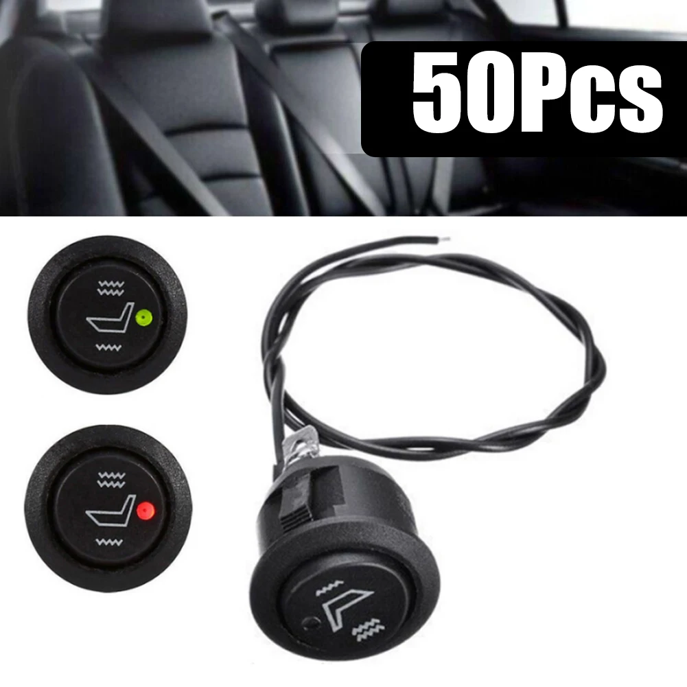 50 Pcs Auto Seats Heater Switch 3Pin Round Heated Rocker Hi/Low Off Control 12V For All Cars SUV Truck RV Boats Motorcycles
50 Pcs Auto Seats Heater Switch 3Pin Round Heated Rocker Hi/Low Off Control 12V For All Cars SUV Truck RV Boats Motorcycles