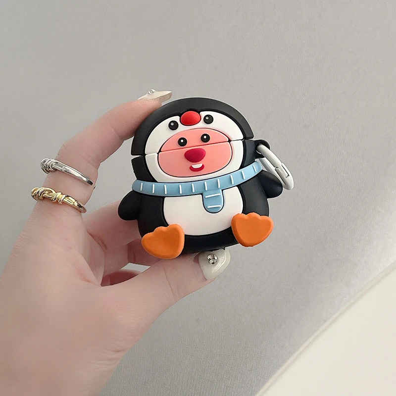 Cute Cartoon Penguin Little Beaver Bluetooth Headset Cover For Airpods 1 2 3 Pro Pro2 Headphone Cover Wireless Earphone Box
Cute Cartoon Penguin Little Beaver Bluetooth Headset Cover For Airpods 1 2 3 Pro Pro2 Headphone Cover Wireless Earphone Box