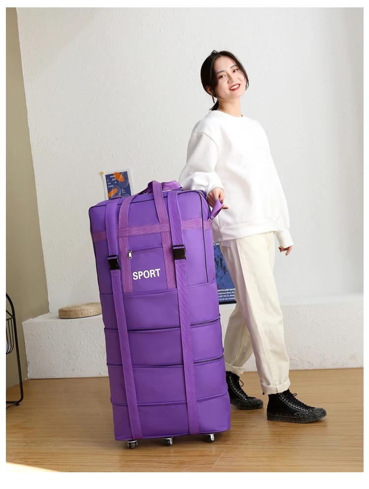 Fashion 2023 Airline Checked Bag Oxford Large Capacity Travel Universal