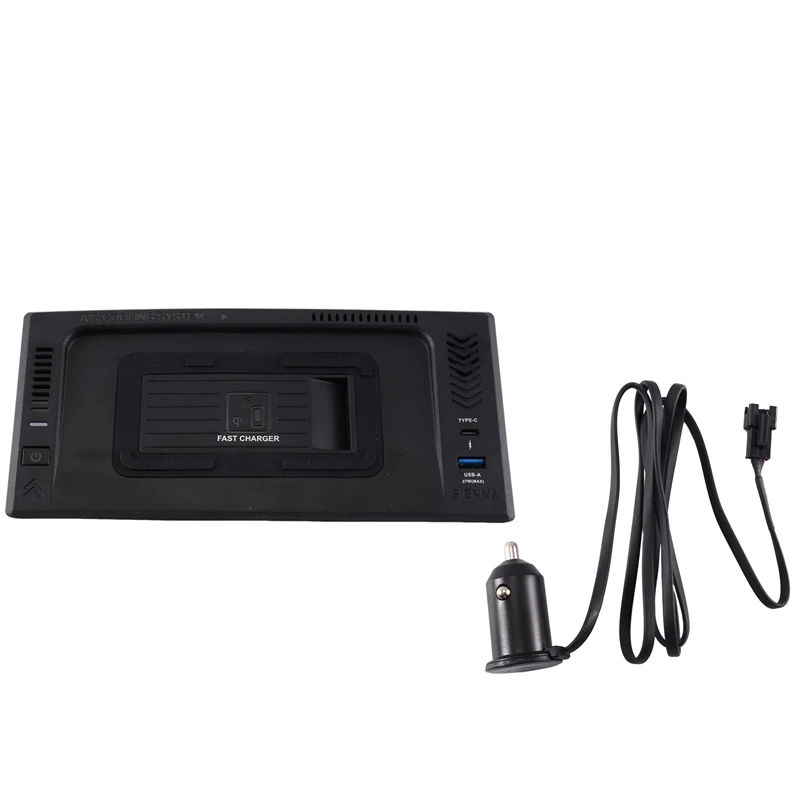 15W Car for Qi Wireless Charger for Toyota Sienna 2022 2023 Accessories Phone Fast Charger Plate Holder
15W Car for Qi Wireless Charger for Toyota Sienna 2022 2023 Accessories Phone Fast Charger Plate Holder