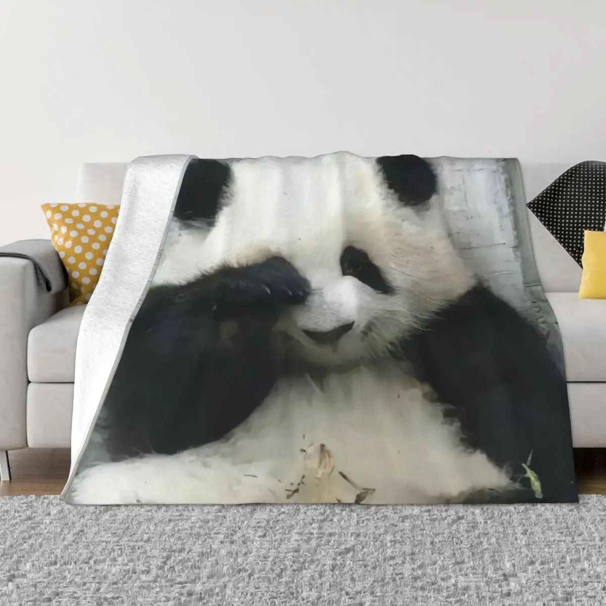Huahua Panda Animal Blanket Lightweight Breathable Decorative Bed Throw Blankets for Bedding Home Decor
Huahua Panda Animal Blanket Lightweight Breathable Decorative Bed Throw Blankets for Bedding Home Decor