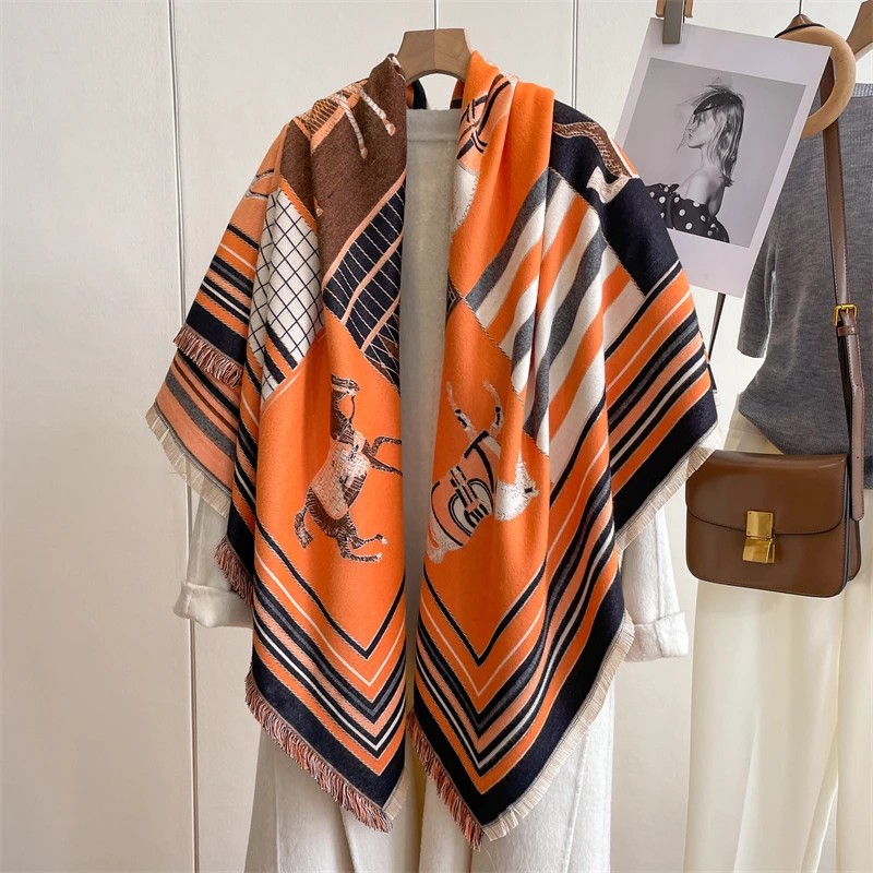 2023 Thick Blanket Square Tassel Stoles Warm Imitation Cashmere Scarf for Women Luxury Brand Winter Shawl Wraps Echarpe Pashmina
2023 Thick Blanket Square Tassel Stoles Warm Imitation Cashmere Scarf for Women Luxury Brand Winter Shawl Wraps Echarpe Pashmina