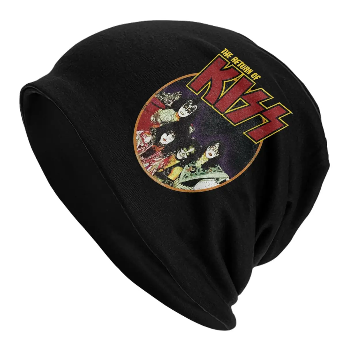 

Шапки-бини из тяжелого металла, рок-музыка, шапка, модная уличная шапка унисекс Kiss, теплая шапка двойного назначения, шапки