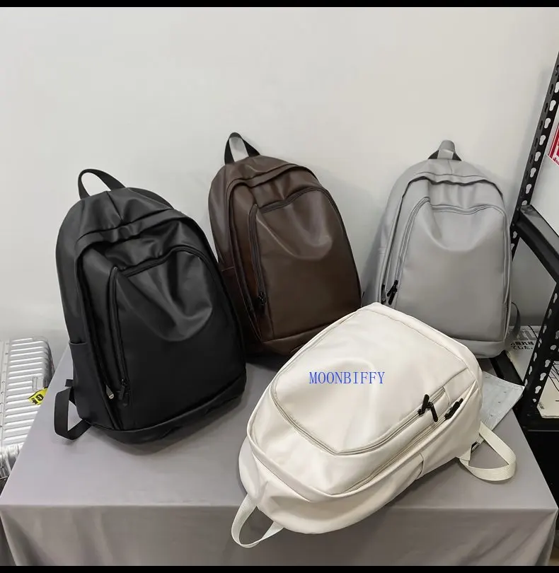 Large Capacity PU Leather Women Backpack Men Cool Business Back Pack High Quality Portable Schoolbag Lovers Book
Large Capacity PU Leather Women Backpack Men Cool Business Back Pack High Quality Portable Schoolbag Lovers Book