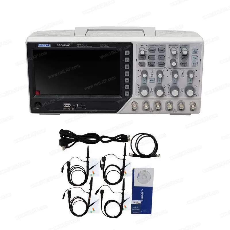 HANTEK DSO4254C 250 МГц 4-канальный цифровой осциллограф с 1-канальным ARBITARY/функциональным генератором волн
HANTEK DSO4254C 250 МГц 4-канальный цифровой осциллограф с 1-канальным ARBITARY/функциональным генератором волн