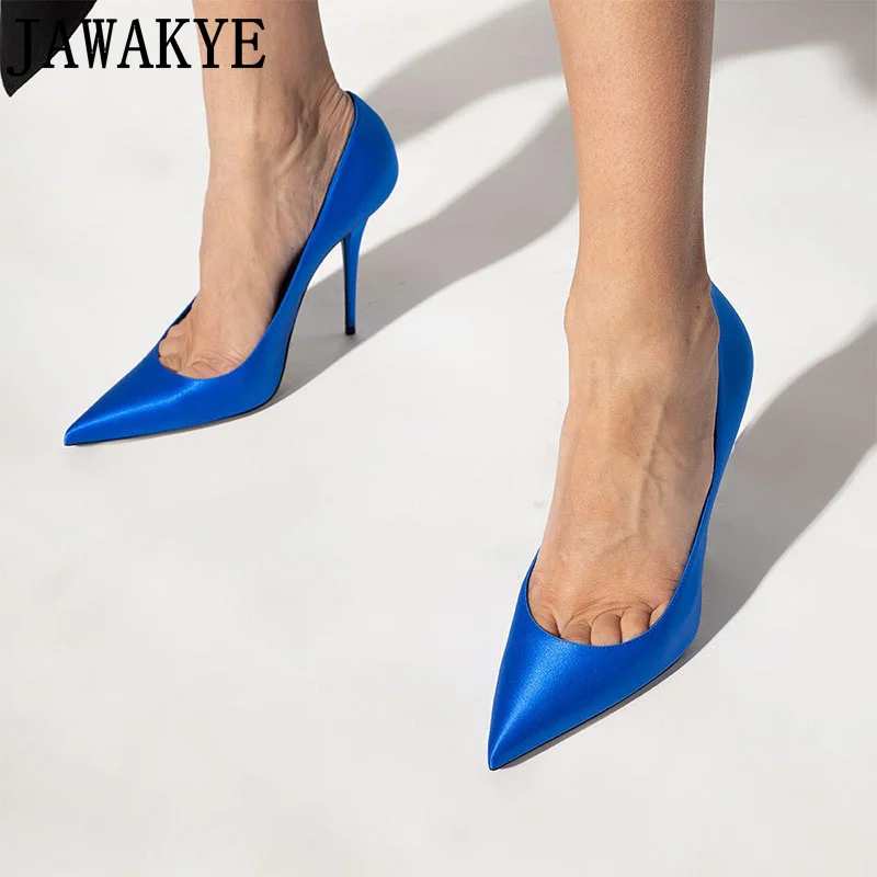 Luxury Brand Women High Heels Elegant Pointed Toe Ladies Satin Pumps Basic Shoes Party Banquet Dress Shoes Women
Luxury Brand Women High Heels Elegant Pointed Toe Ladies Satin Pumps Basic Shoes Party Banquet Dress Shoes Women