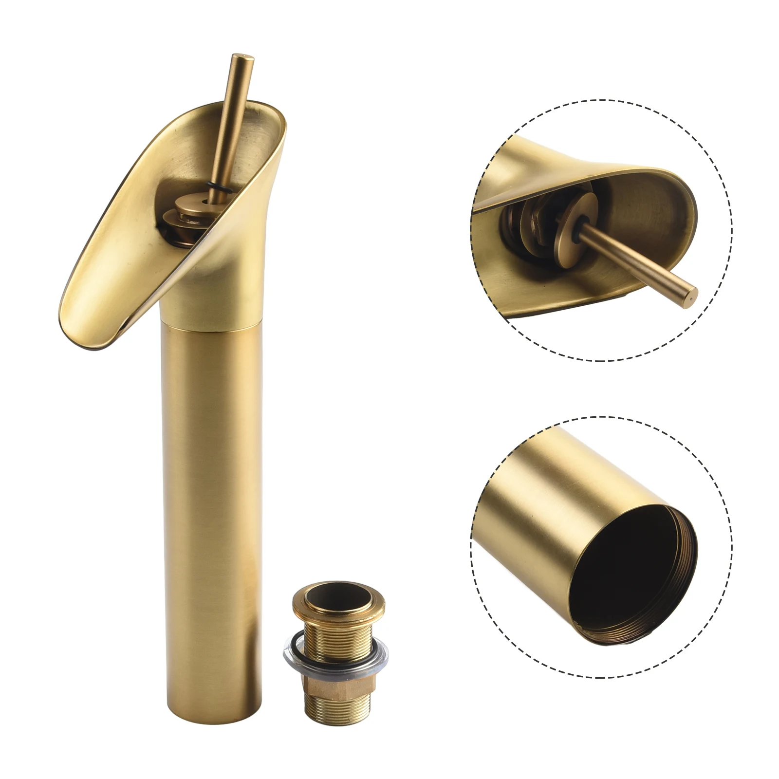 Waterfall Faucet Counter G3/8 Inch Hot And Cold Mixed Water Refined Copper Retro Smooth Water Flow Supply Bathrooms
Waterfall Faucet Counter G3/8 Inch Hot And Cold Mixed Water Refined Copper Retro Smooth Water Flow Supply Bathrooms