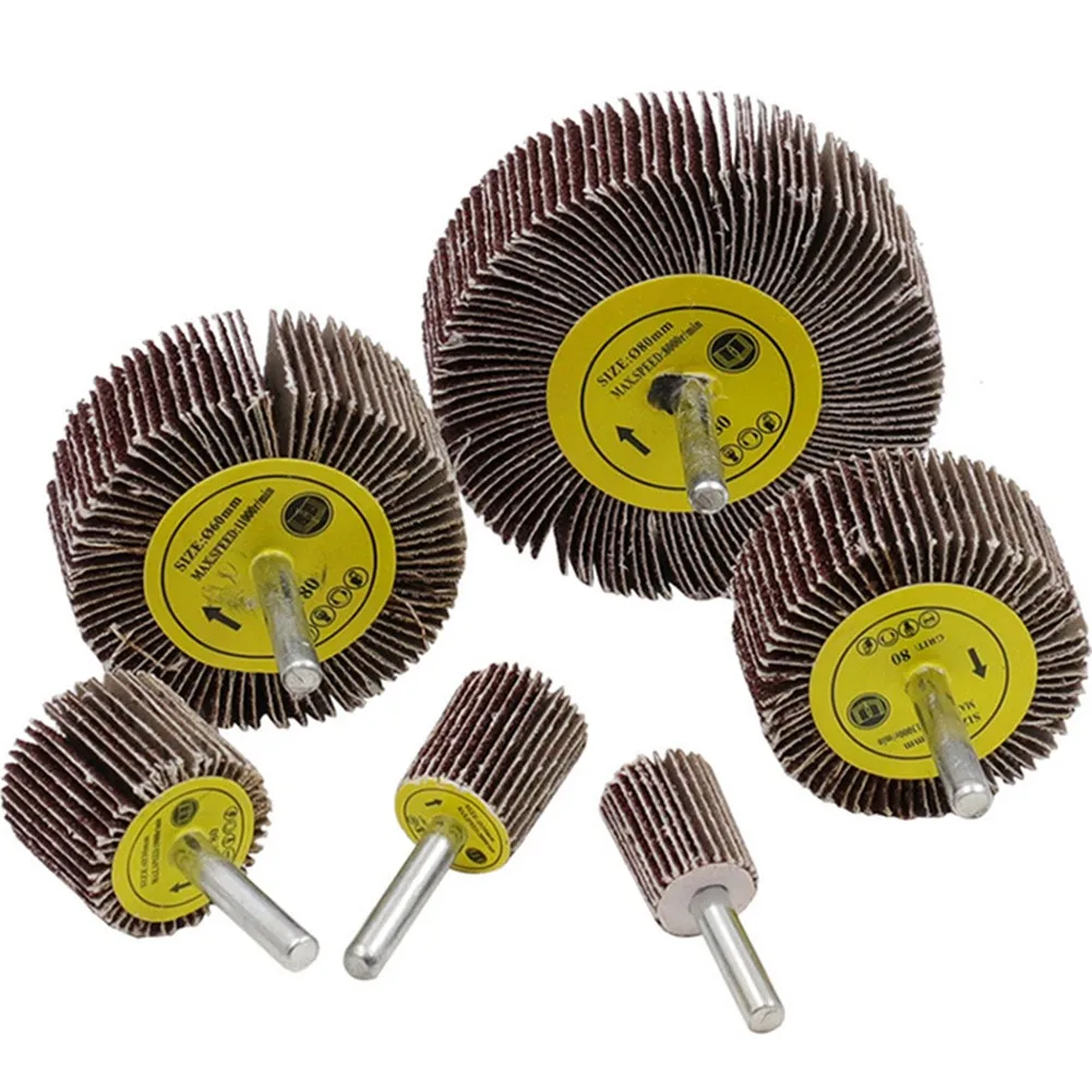 1pc Grinding Wheel 80/60/50/40/30/25/20/16mm80 Grit 6mm Shank Sanding Flap Wheel Disc Abrasive Grinding Polishing Tools
1pc Grinding Wheel 80/60/50/40/30/25/20/16mm80 Grit 6mm Shank Sanding Flap Wheel Disc Abrasive Grinding Polishing Tools