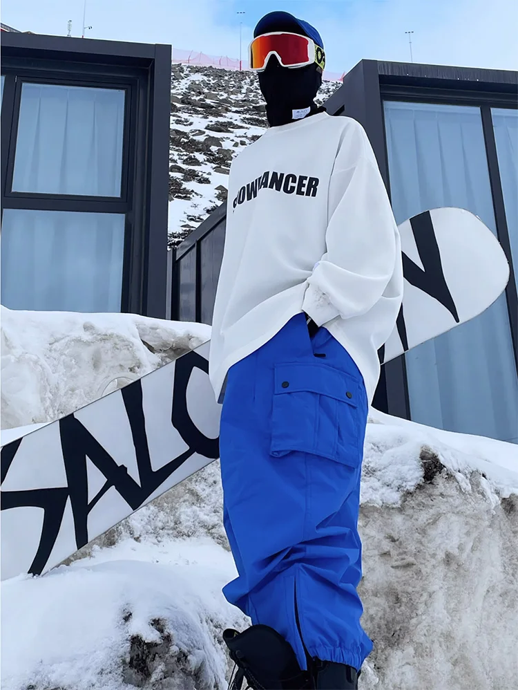 Unisex Waterproof Ski And Snowboarding Cargo Pants