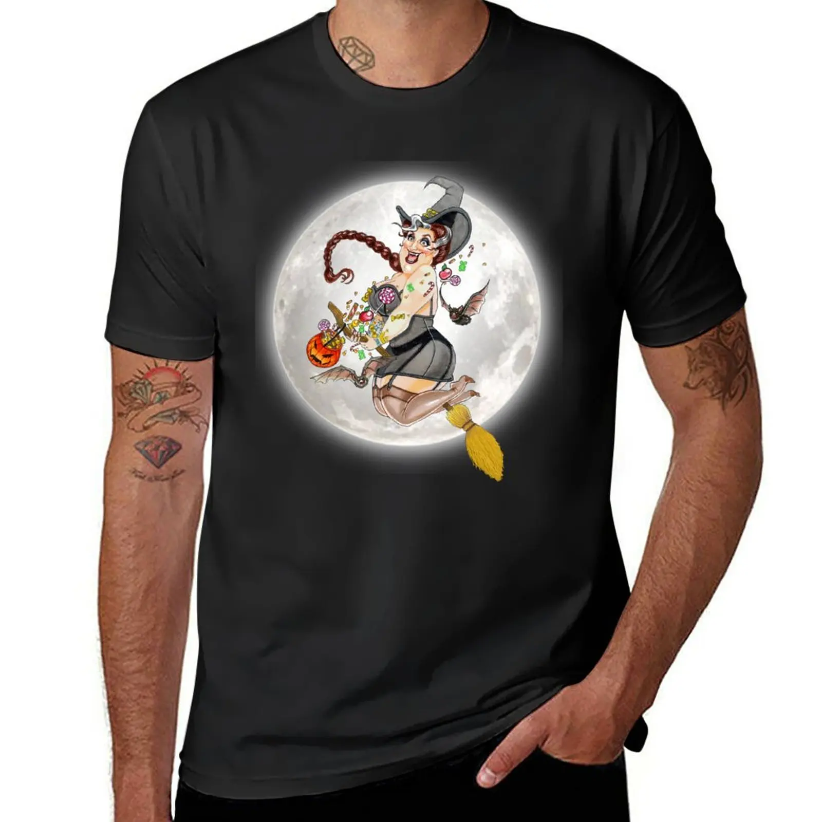 Candy Witch T-Shirt quick drying customs design your own Blouse kawaii clothes men t shirts 
Candy Witch T-Shirt quick drying customs design your own Blouse kawaii clothes men t shirts