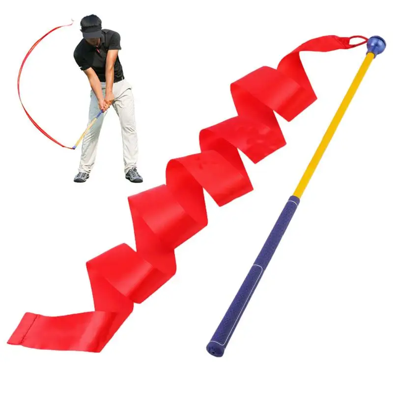 

PGM Golf Practitioner Colorful Ribbon Swing Stick Sound Practice Increase Swing Speed Training Club Supplies Golf