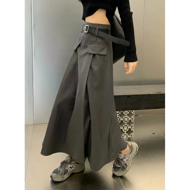 

Skirts Women Folds Creativity Special Students All-match Pretty Style Stylish Age-reducing Basic Pure Tender Ulzzang Temperament