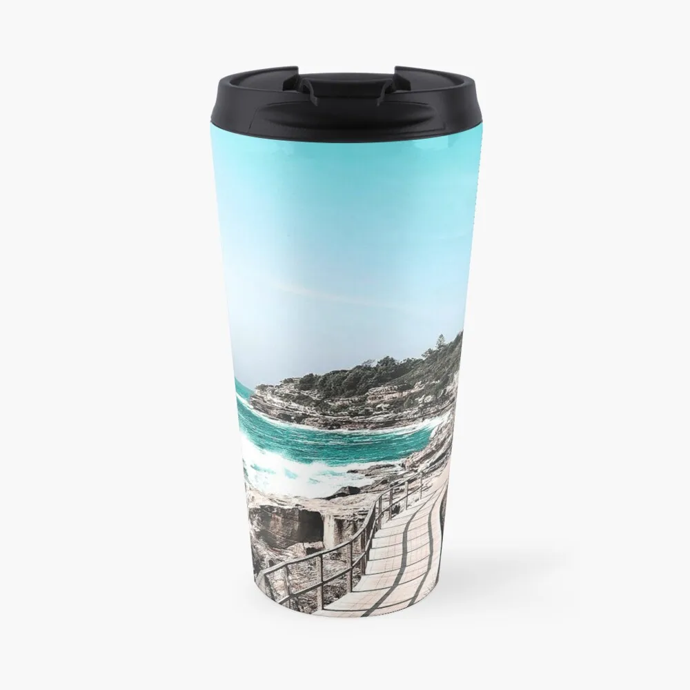 

Coogee Beach to Bondi Beach in Sydney Australia Travel Coffee Mug Espresso Mug Luxury Coffee Cup Set
