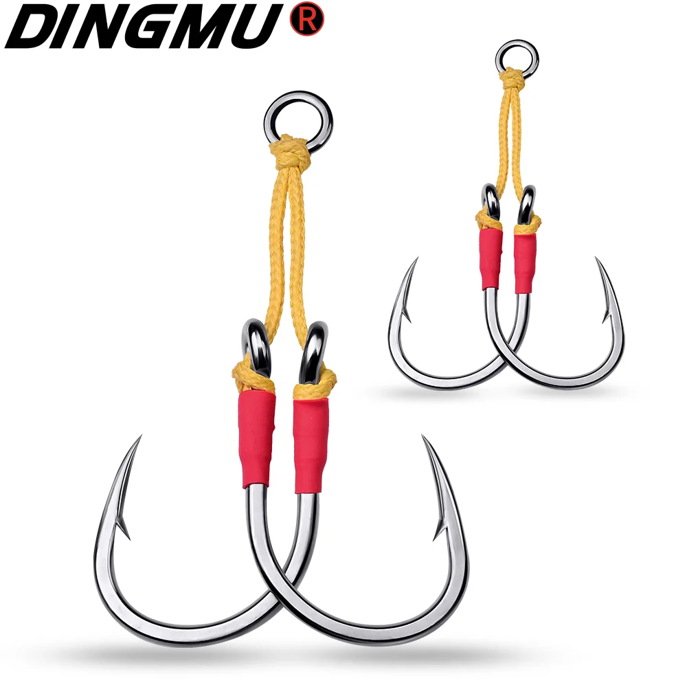 10Paris/lot Metal Jig Fishing Hooks 1/0-3/0-5/0-7/0-9/0-11/0-13/0# Jigging Assist Fishhooks With PE Line Feather Solid
10Paris/lot Metal Jig Fishing Hooks 1/0-3/0-5/0-7/0-9/0-11/0-13/0# Jigging Assist Fishhooks With PE Line Feather Solid